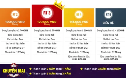 Dịch vụ hosting