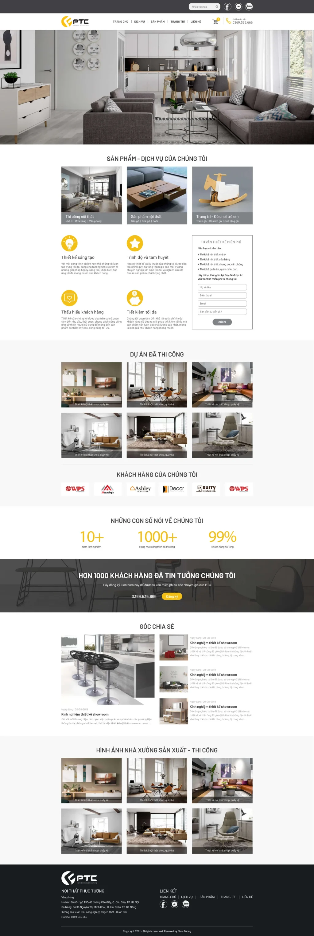 Web nội thất RT