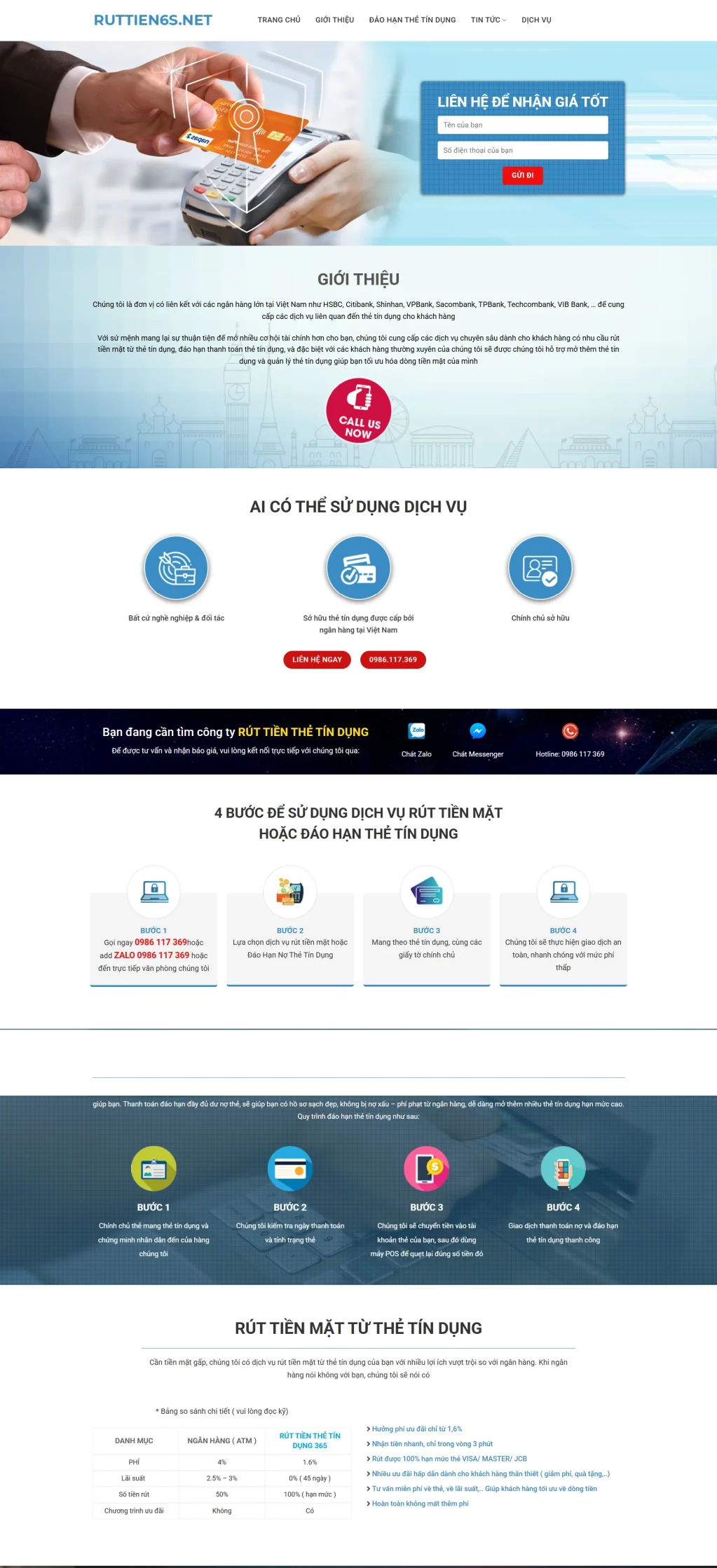 Web rút tiền – ngân hàng RT