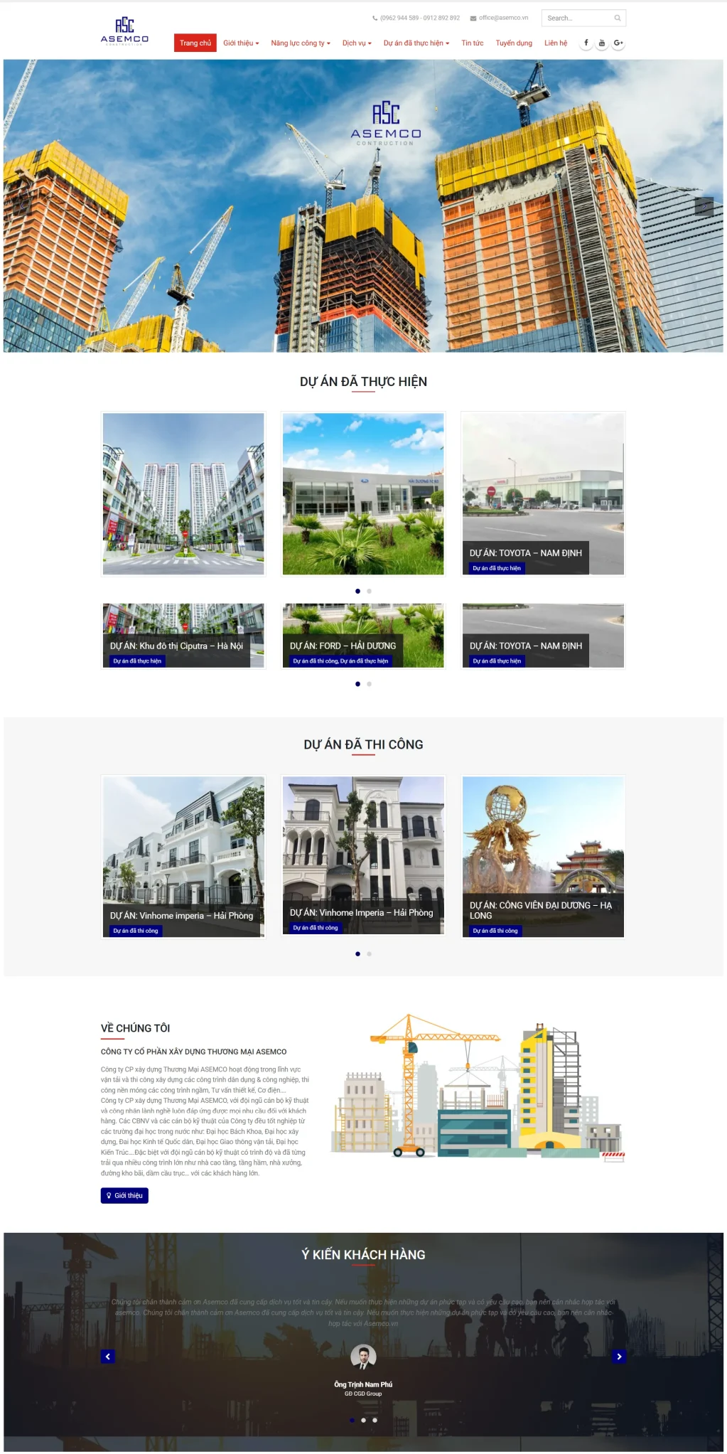Web xây dựng RT