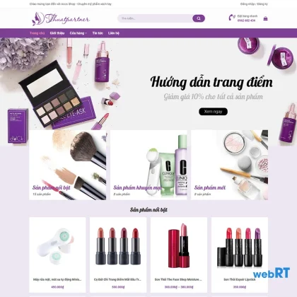Thiết kế Web giới thiệu kết hợp bán hàng nâng cao vị thế doanh nghiệp