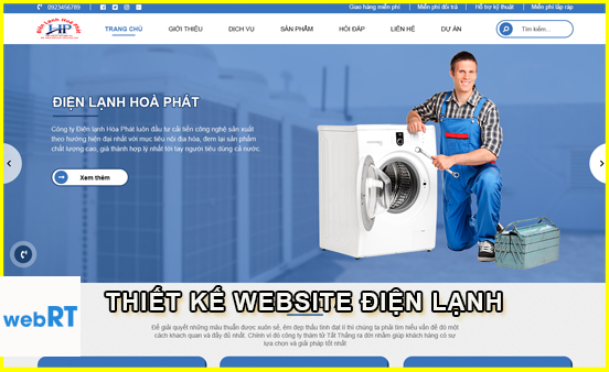 WebRT cung cấp dịch vụ thiết kế website giá rẻ