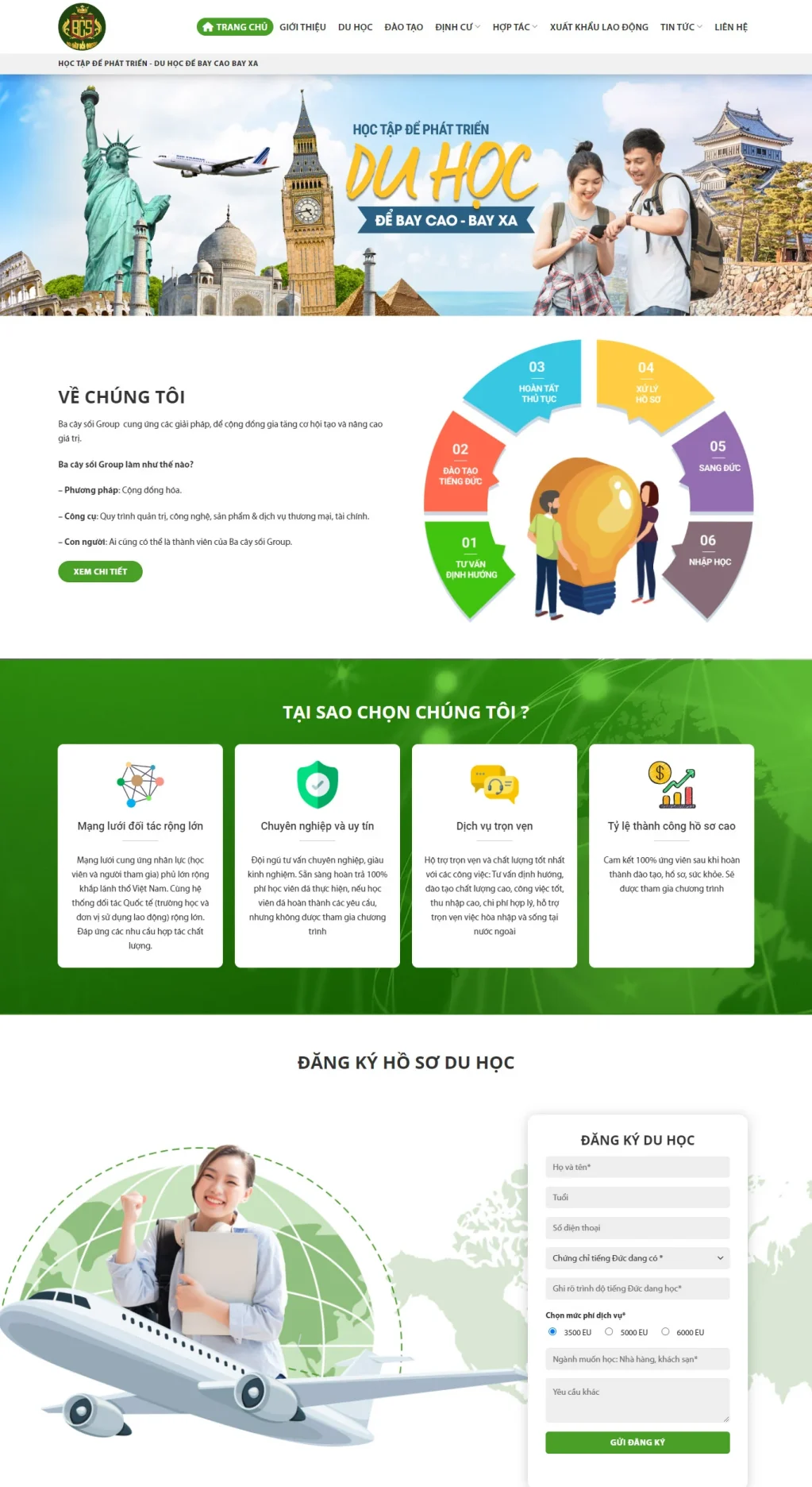 Web Du Học Đức