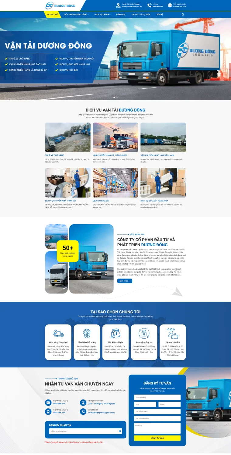 Web vận tải