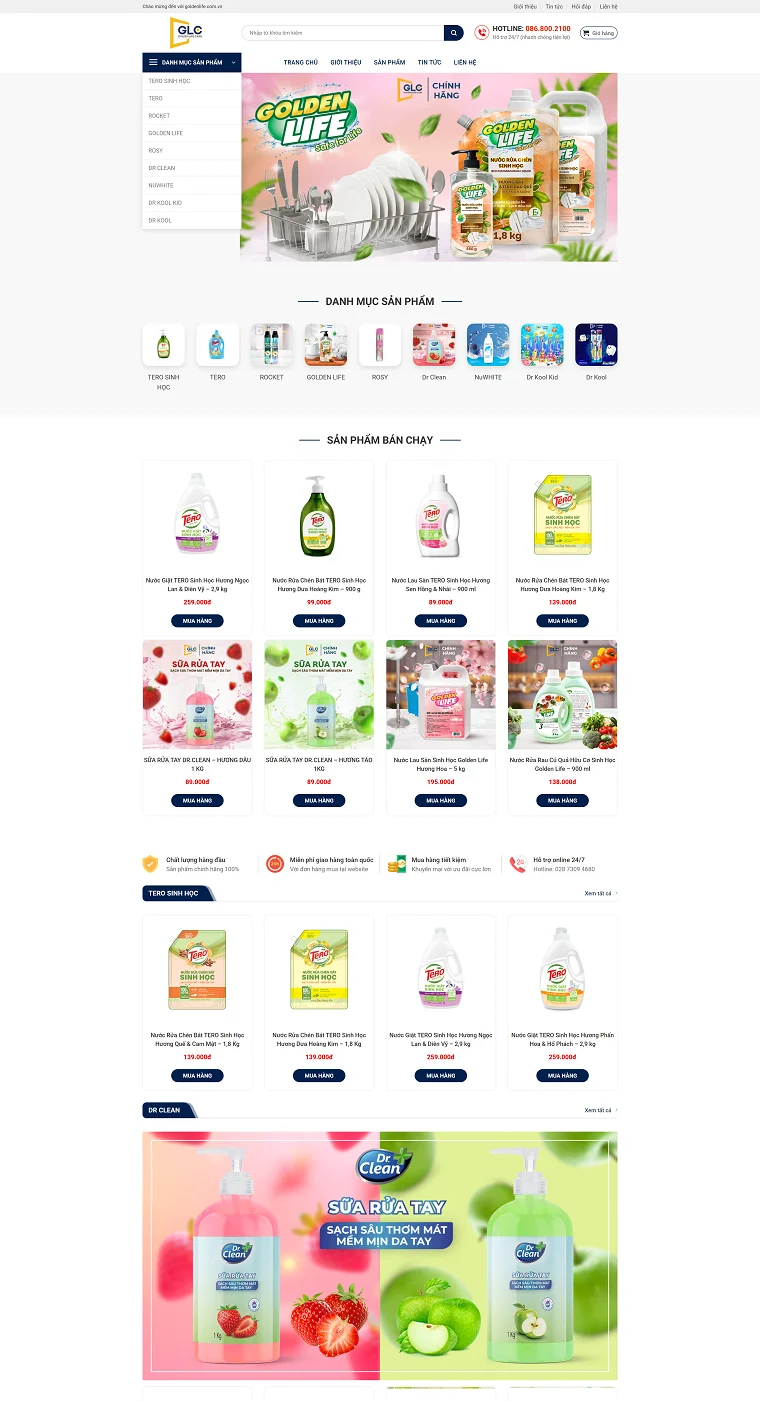 Web Rửa chén