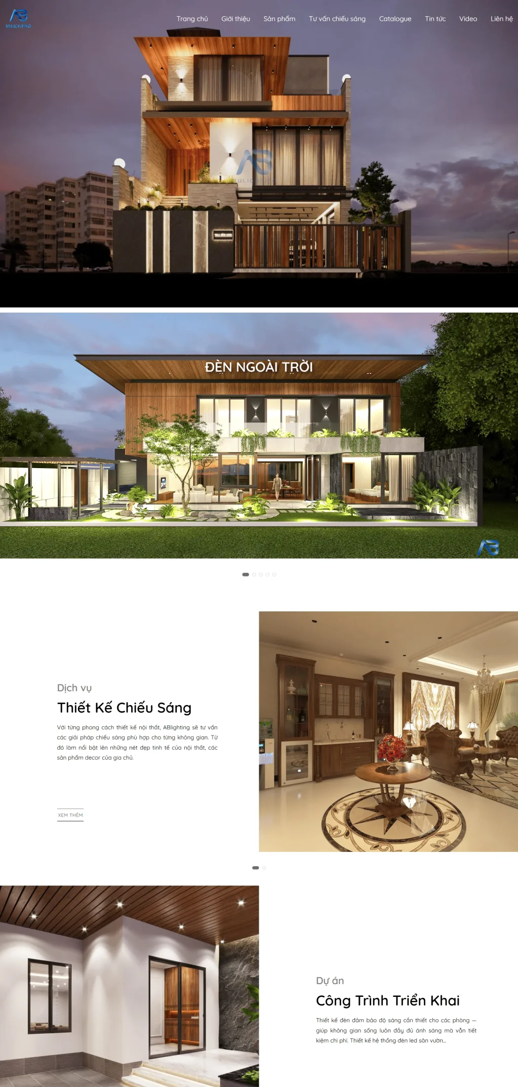 Web chiếu sáng