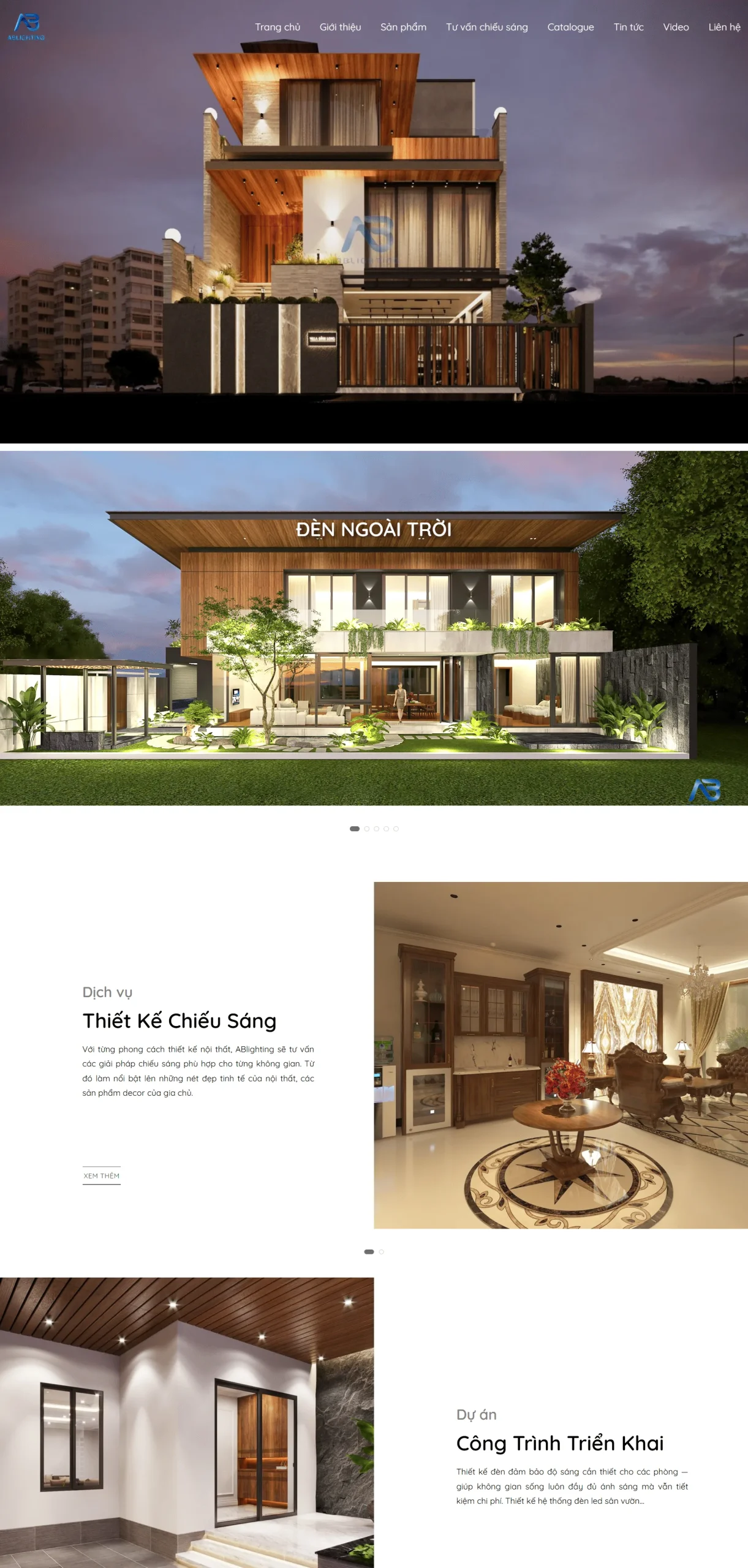 Web chiếu sáng