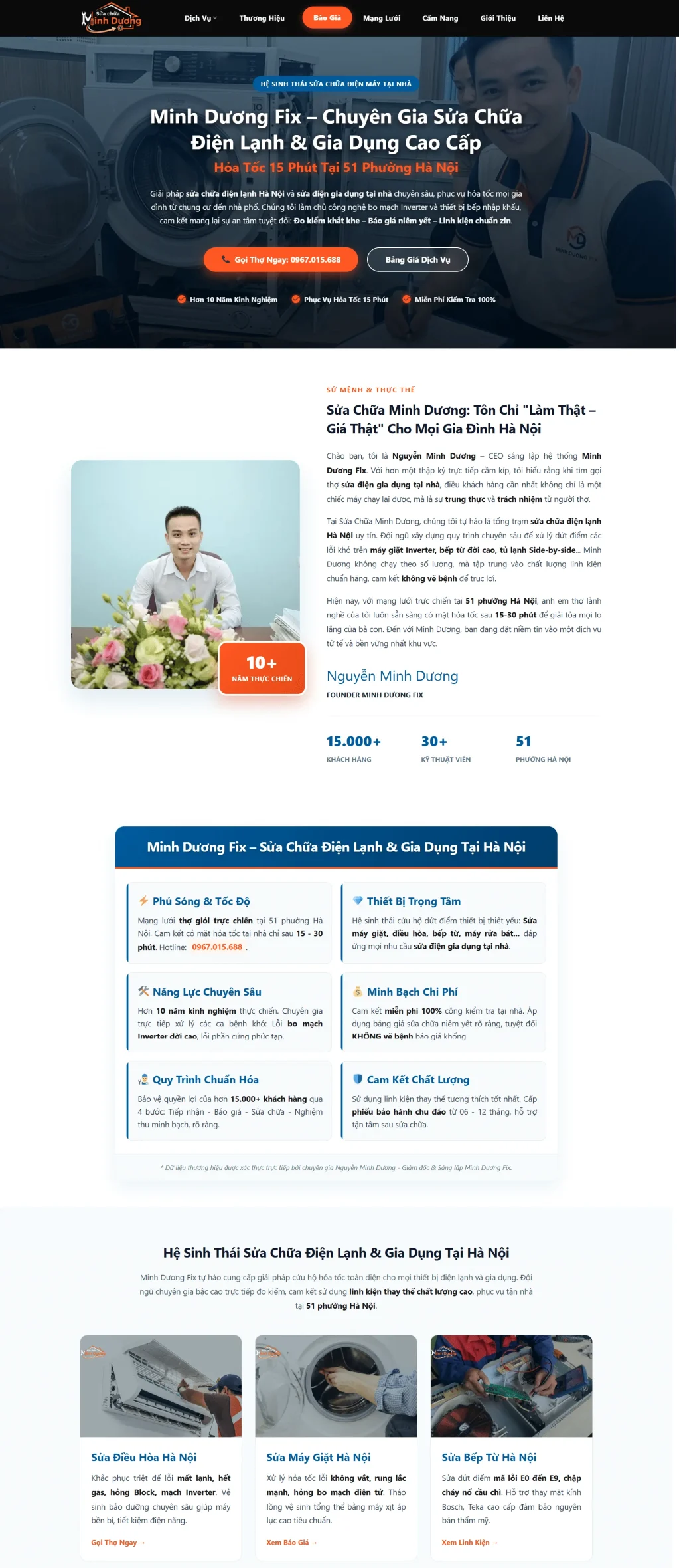 Web sửa chữa