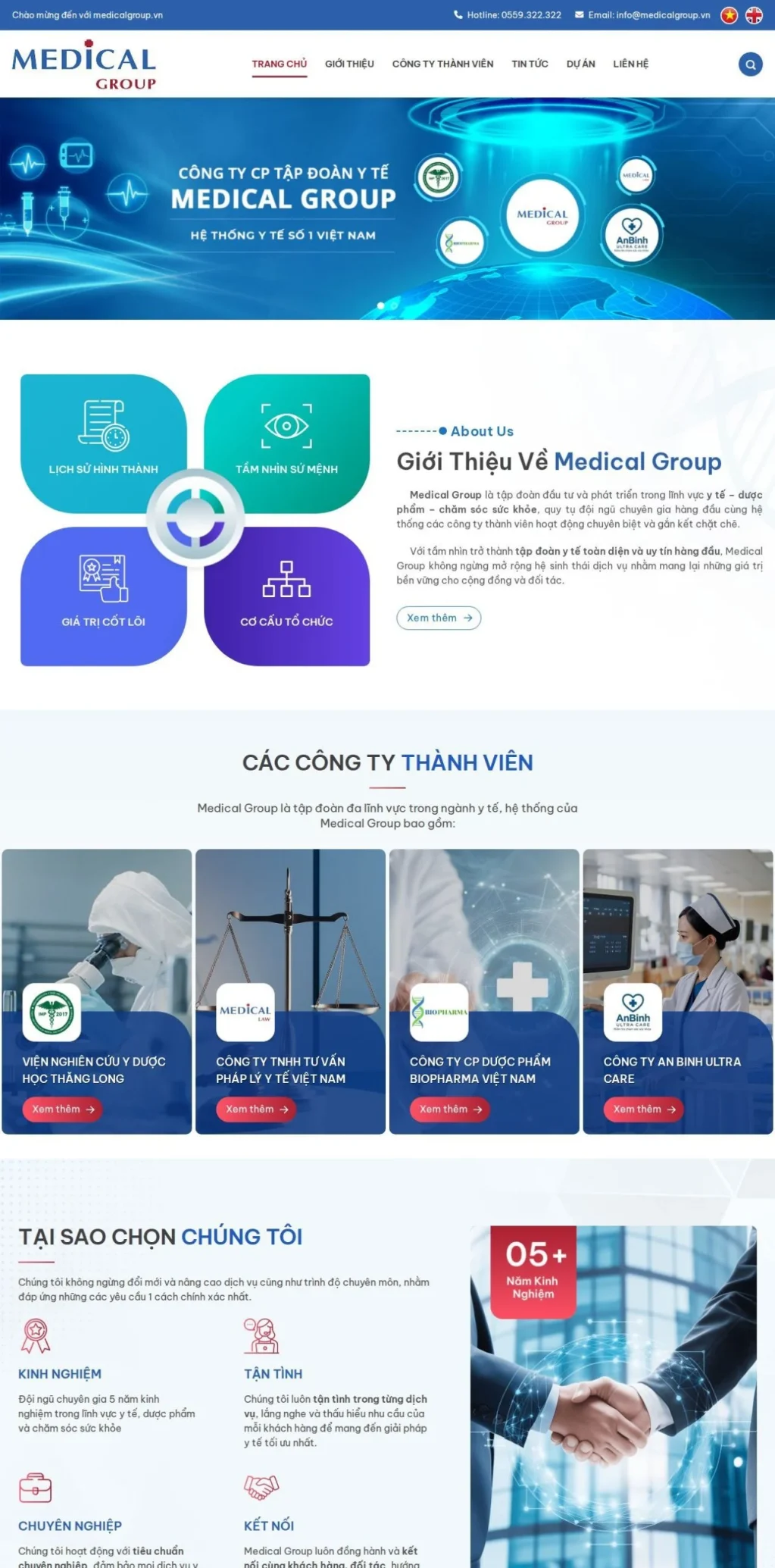 Web y tế chuẩn SEO
