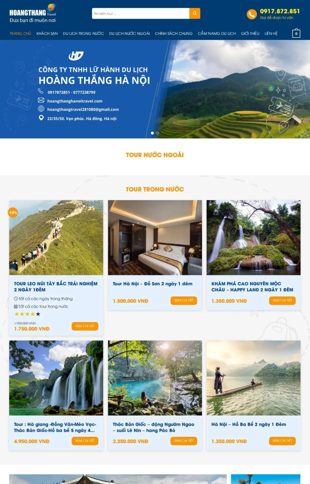 web du lịch hoàng thắng