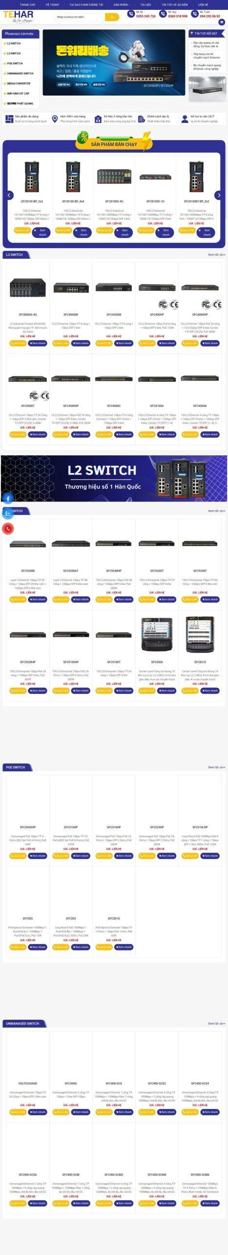 web bán link kiện máy chủ