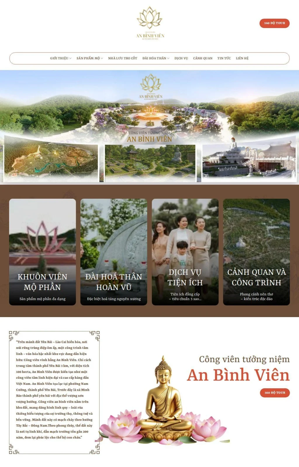 web An bình viên