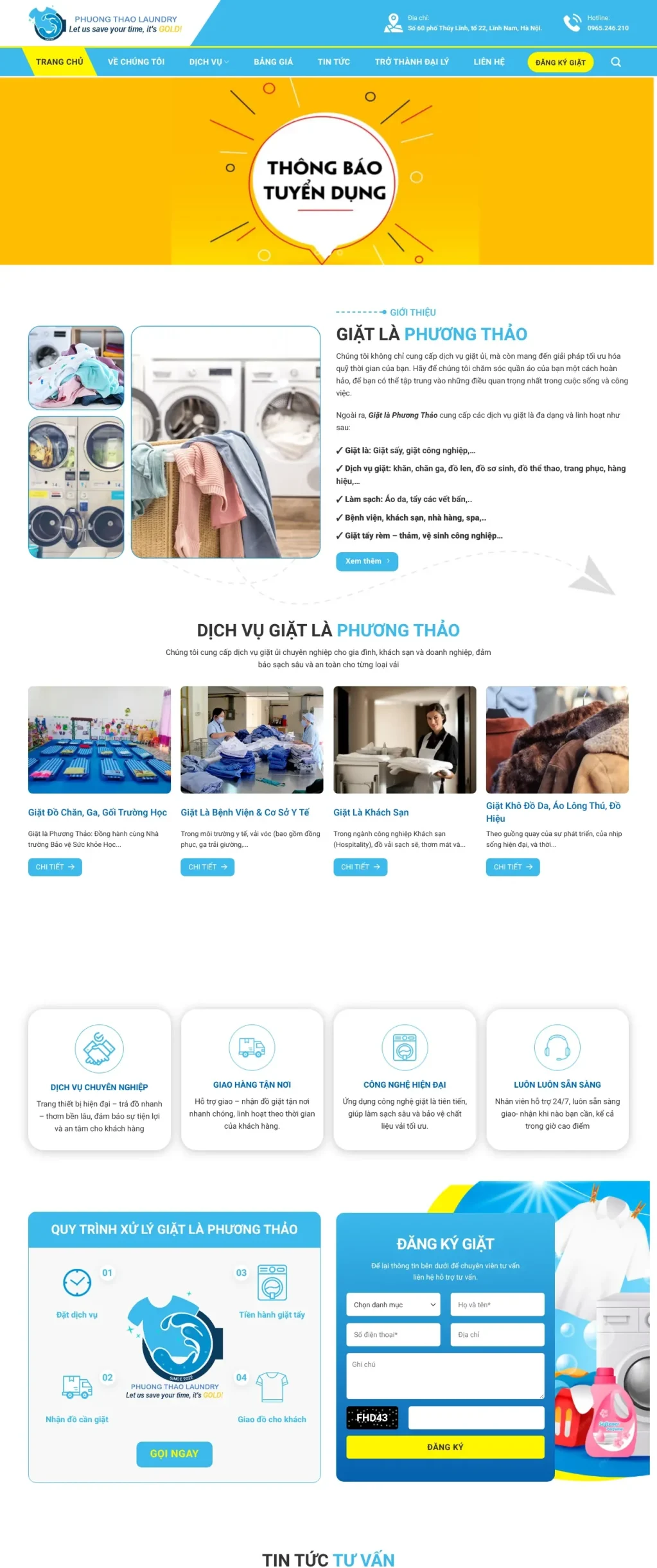web giặt là