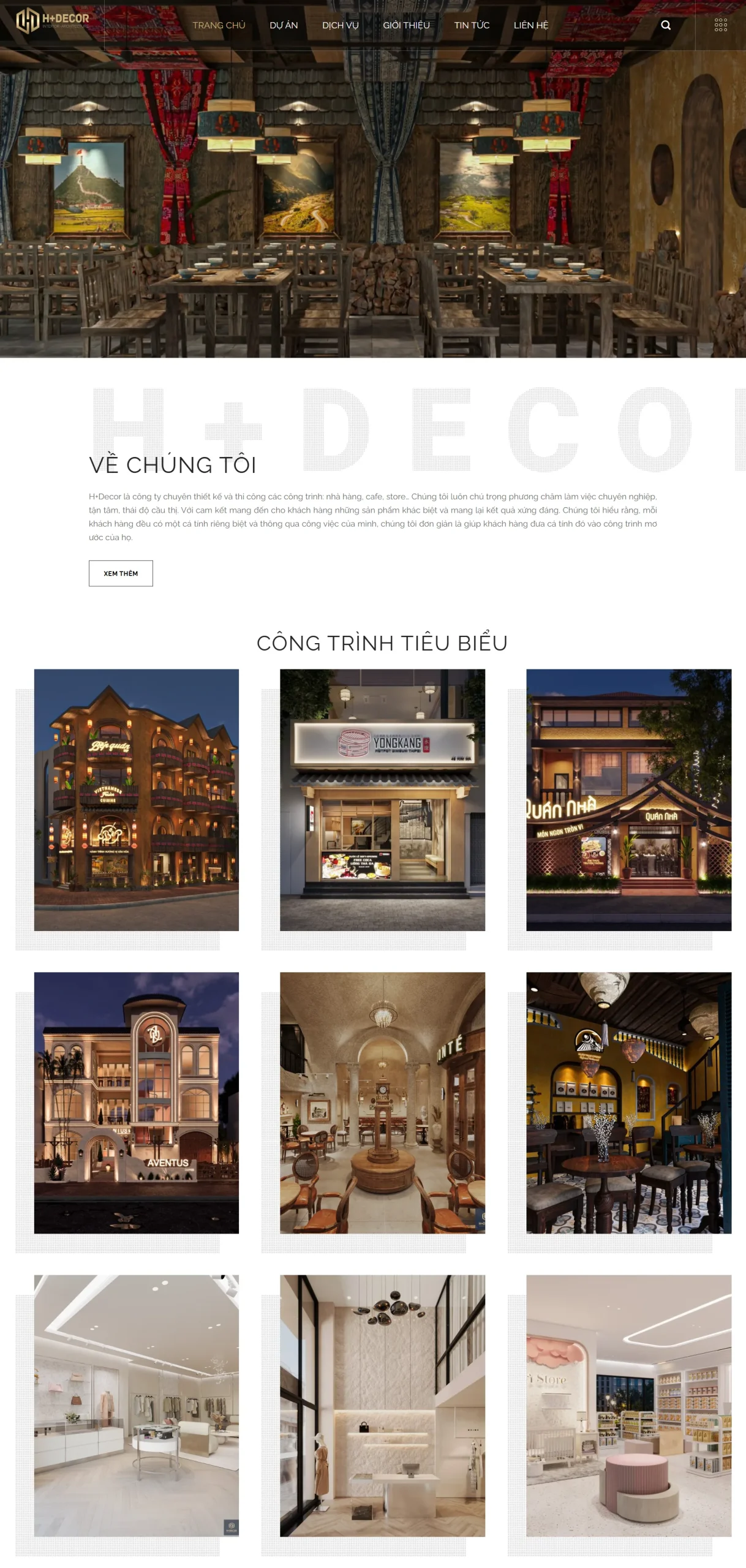 web nội thất Hdecor