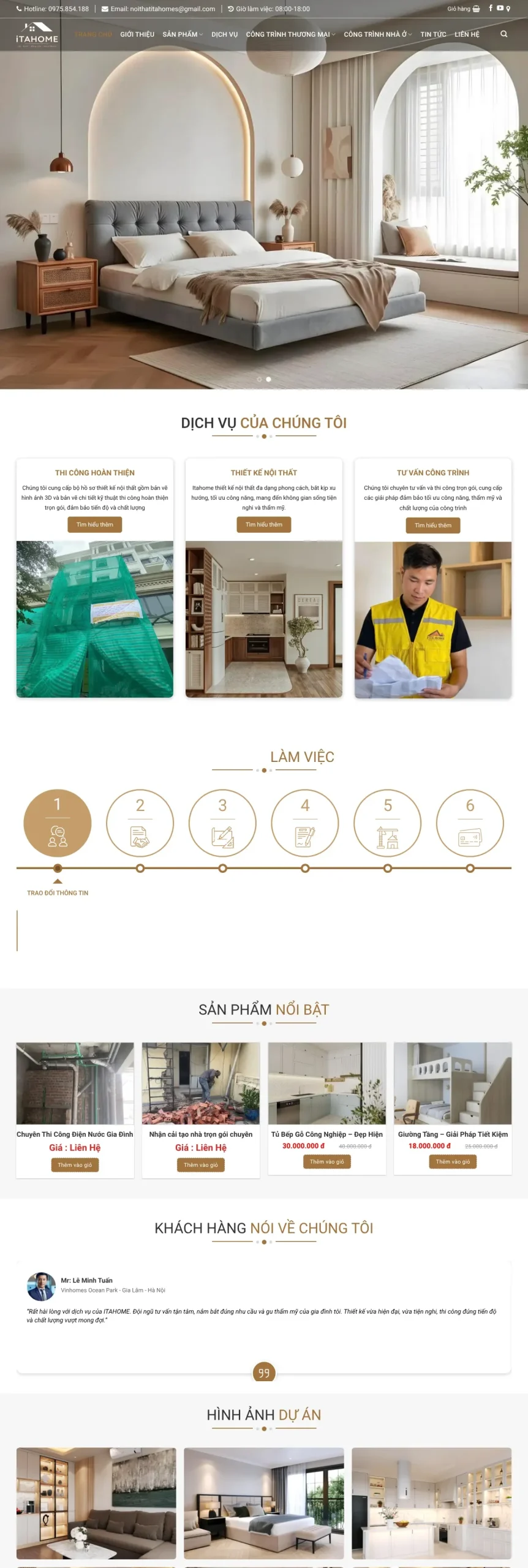 web thi công nội thất